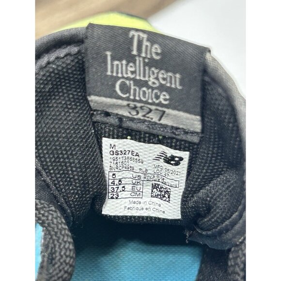 New Balance 327 Sneakers Neon Multicolor Men's US 5 / Womens Size 6.5 Retro - Picture 8 of 10